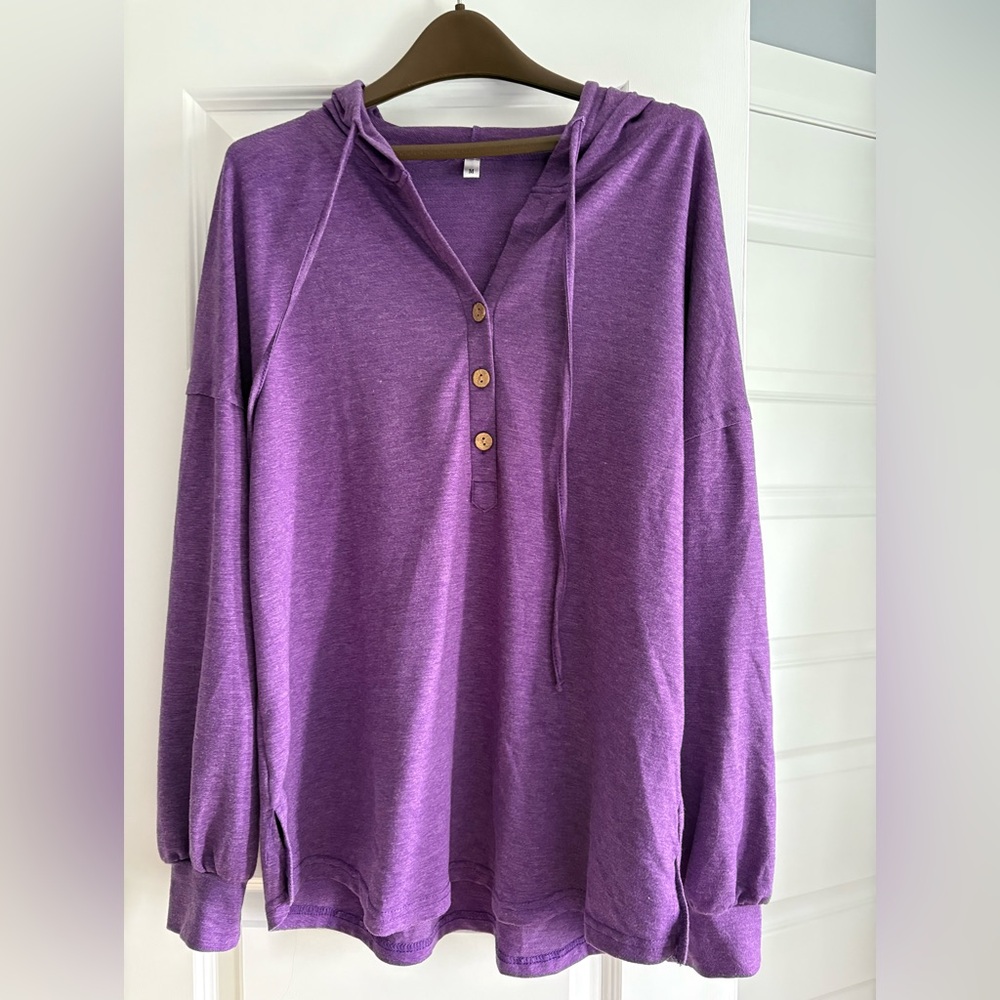 Purple Women's Oversized Hoodie